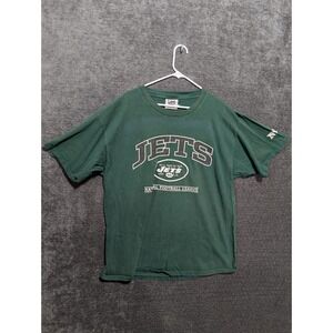 Vintage Lee Sport New York Jets NFL T-Shirt Mens 2XL Green Short Sleeve Graphic